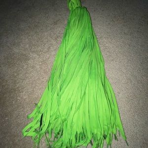 A Pair Of Lime Green Shoestrings